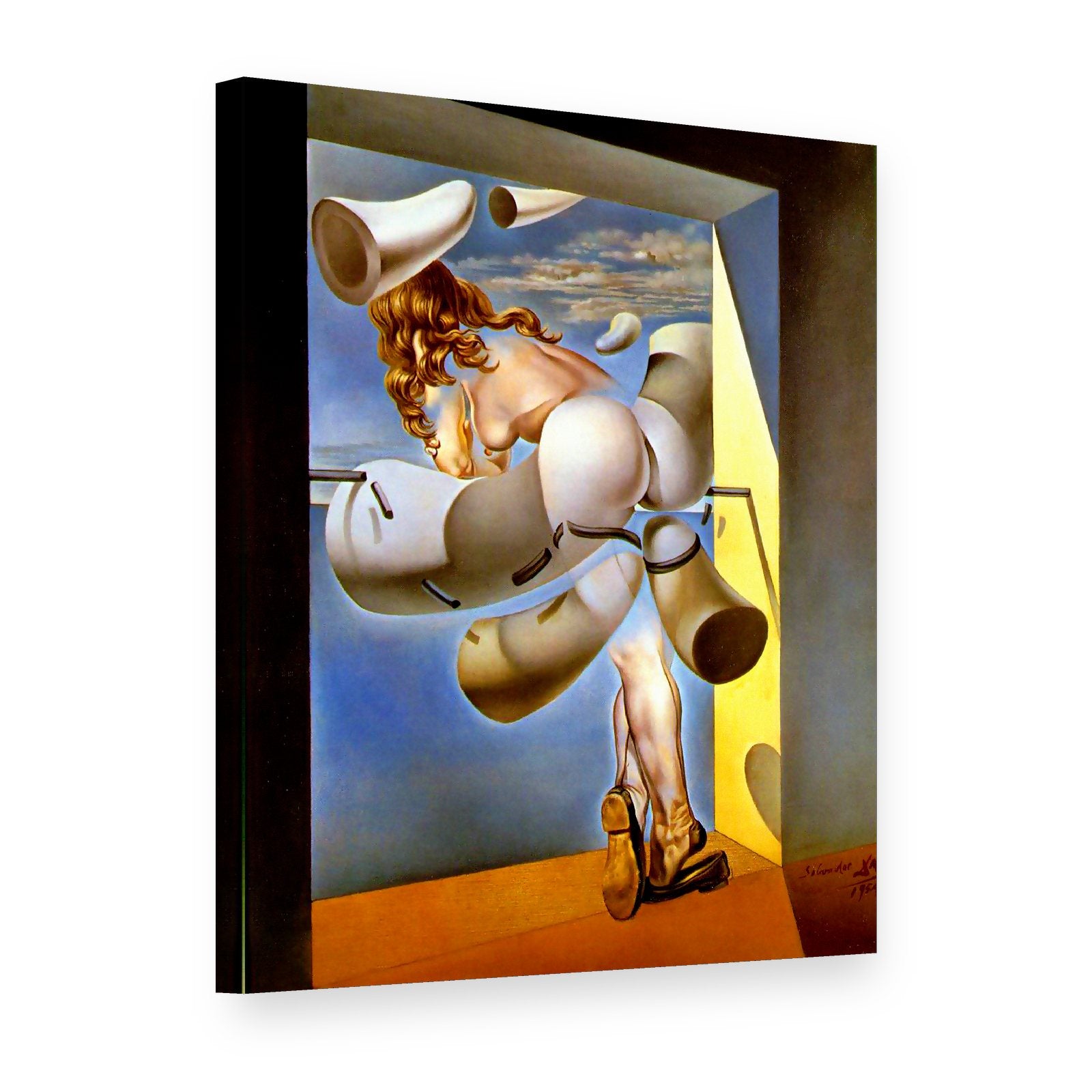 Slika na platnu Čednost – Salvador Dalí, 3D prikaz