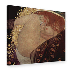 Slika na platnu Danaja – Gustav Klimt, 3D prikaz