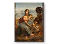 Slika na platnu Leonardo da Vinci - Sveta obitelj sa sv. Anom - slika 4