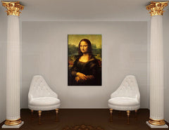 Slika na platnu s motivom mona lisa portret žene – detaljan pregled kompozicije, Papilora.