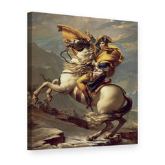 Slika na platnu Napoleon prelazi Alpe – Jacques-Louis David, 3D prikaz