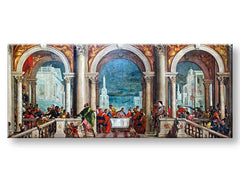 Slika na platnu Paolo Veronese - Krist u Levijevoj kući - slika 4