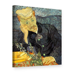 Slika na platnu Portret dr. Gacheta – Vincent van Gogh, 3D prikaz