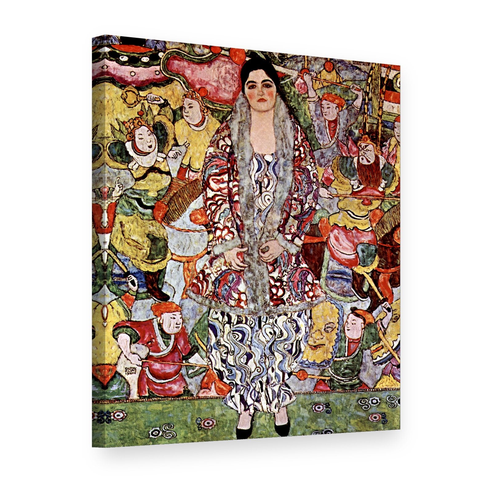 Slika na platnu Portret Friederike Marie Beer – Gustav Klimt, 3D prikaz