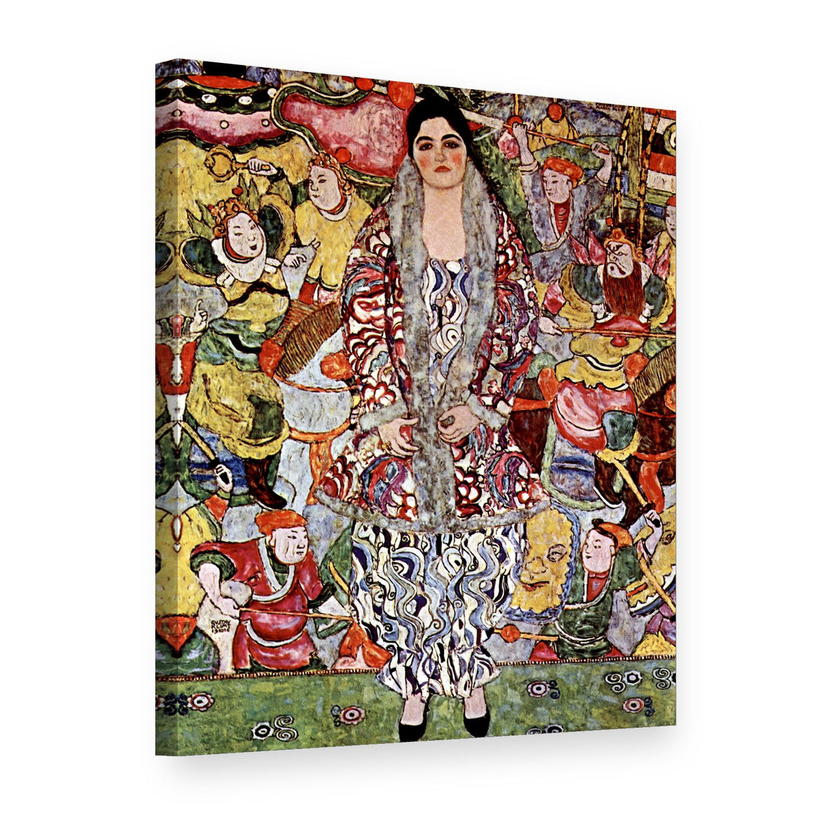 Slika na platnu Portret Friederike Marie Beer – Gustav Klimt, 3D prikaz