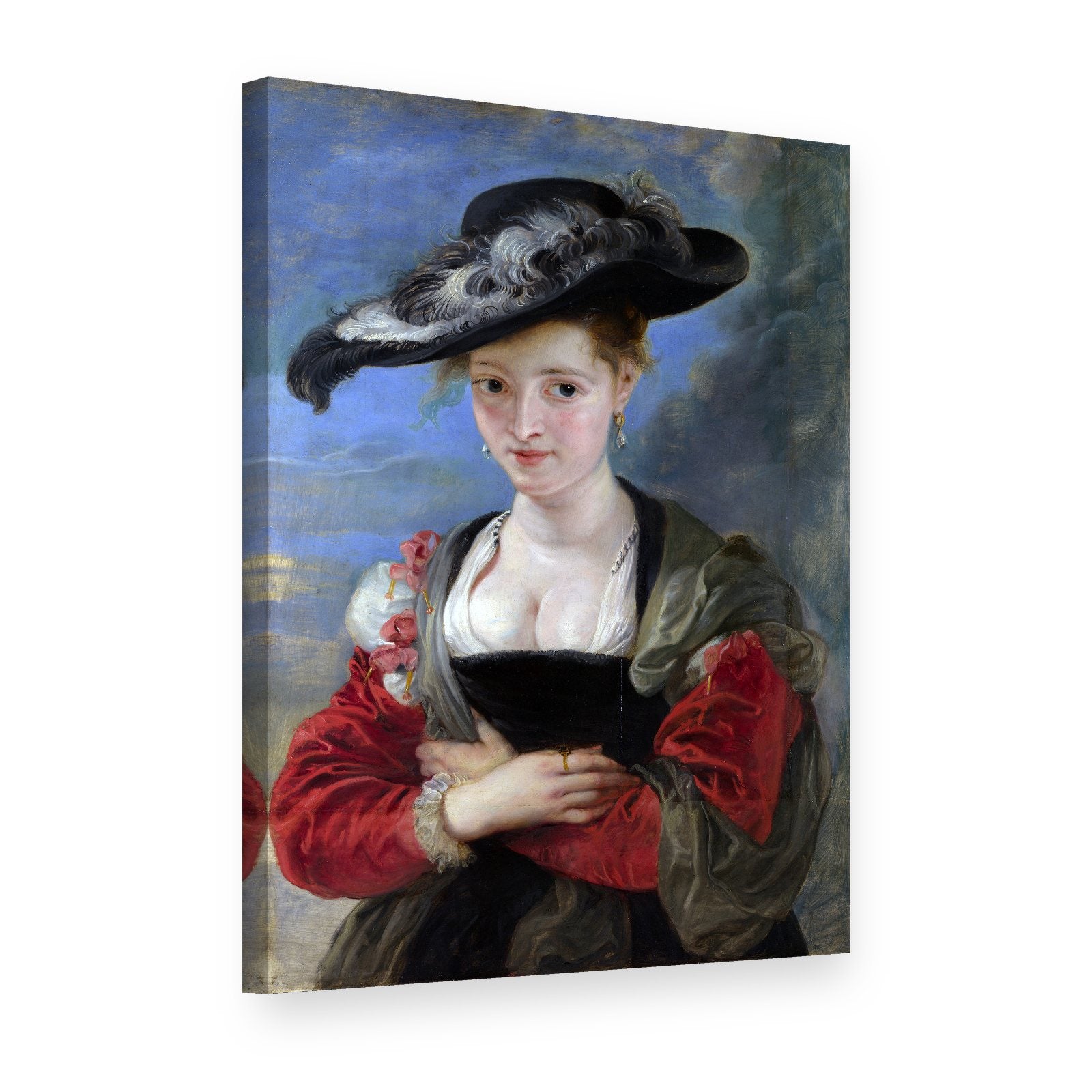 Slika na platnu Slamnati šešir – Peter Paul Rubens, 3D prikaz