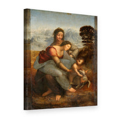 Slika na platnu Sveta obitelj sa svetom Anom – Leonardo da Vinci, 3D prikaz