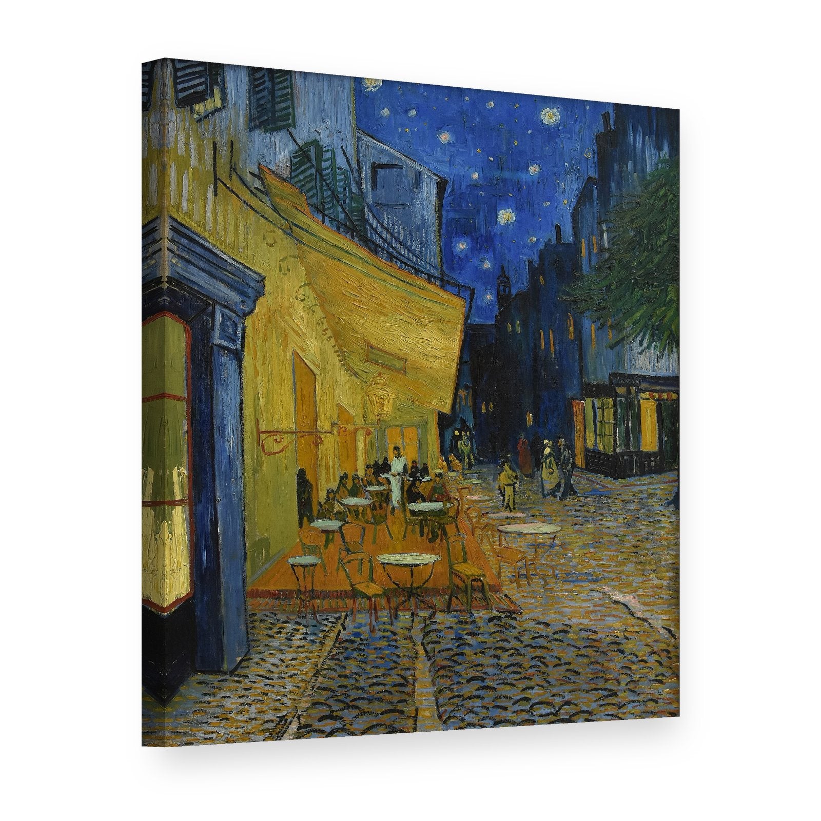 Slika na platnu Terasa kafića u noći – Vincent van Gogh, 3D prikaz