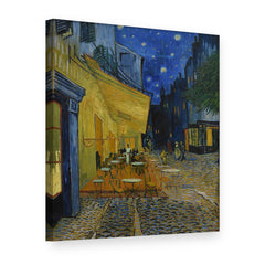 Slika na platnu Terasa kafića u noći – Vincent van Gogh, 3D prikaz