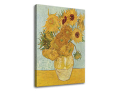 Slika na platnu Vincent van Gogh - Vaza s dvanaest suncokreta - slika 3