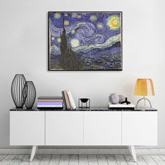 Slika na platnu Vincent van Gogh - Zvjezdana noć - slika 2