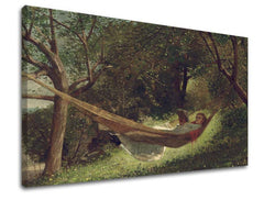 Slika na platnu Winslow Homer - Djevojka u visećoj mreži - slika 3