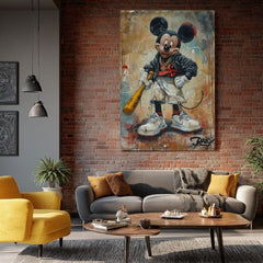 Slika STREET MICKEY na platnu | dovršeno rukom umjetnika