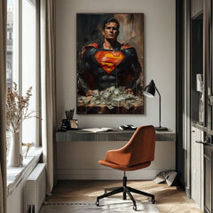 Slika SUPERMAN : Money Man | dovršeno rukom umjetnika - slika 3