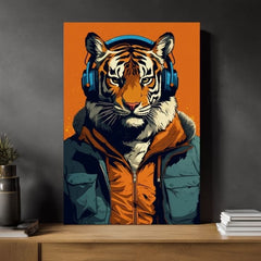 Slika TIGER VIBES | Talijansko platno