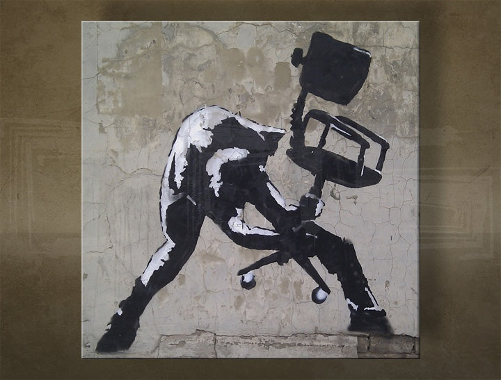Slike na platnu KVADRAT Street ART | Banksy