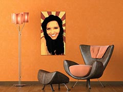 Ručno oslikana POP Art slika Djevojka 1 komad 90x50cm zuz | različite veličine