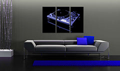 Ručno oslikana POP Art slika DJ od 3 dijela dj6 | različite veličine