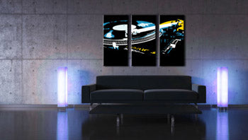 Ručno oslikana POP Art slika DJ od 3 dijela dj3 | različite veličine