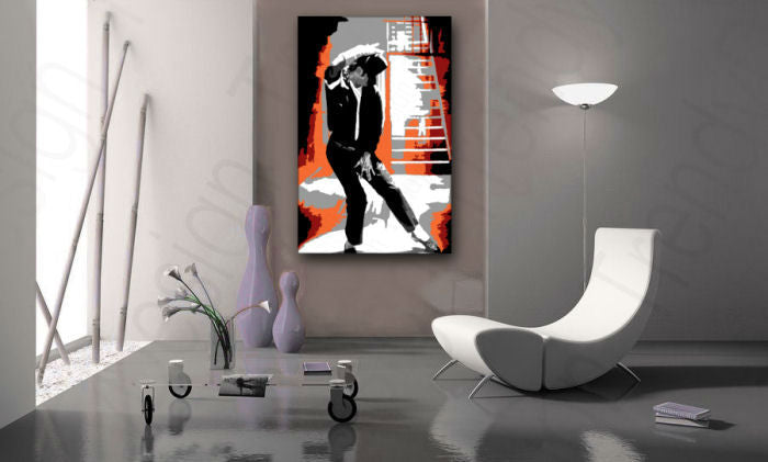 Ručno oslikana POP Art slika Michael Jackson 1 komad mj4 - slika 2