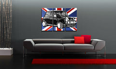 Ručno oslikana POP Art slika MINI COOPER 3 dijela mini2 | različite veličine