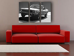 Ručno oslikana POP Art slika BULLIT 3-dijelni bul | različite veličine