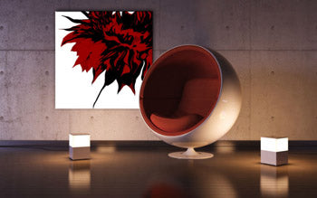 Ručno oslikani POP Art cvijet 1 dio flo2 | različite veličine