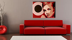 Ručno oslikana POP Art slika Twigy 1 komad 0001 tw | različite veličine