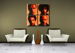 Ručno oslikana POP Art slika Coldplay 4 komada cp2 - slika 2