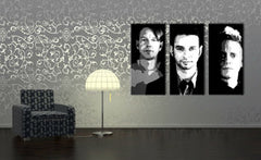 Ručno oslikana POP Art slika Depeche Modea 3 dijela 000 dep | različite veličine