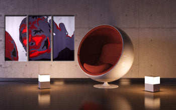 Ručno oslikana POP Art slika Ian Brown od 3 dijela ib | različite veličine