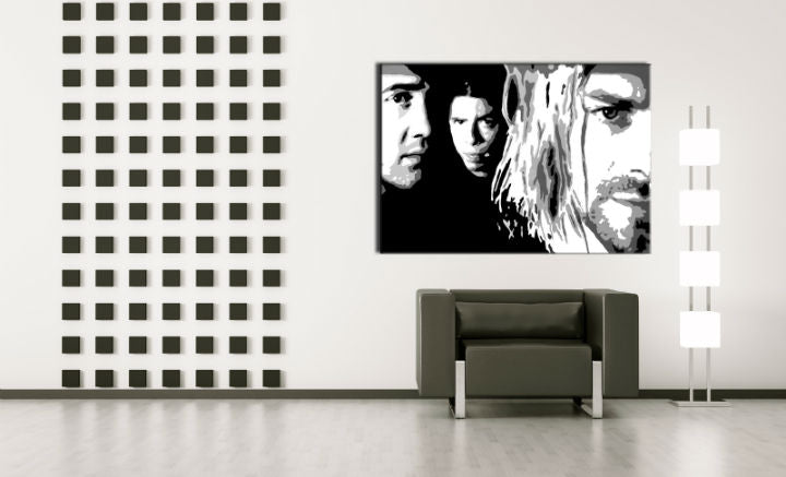 Ručno oslikana POP Art slika Nirvana 1 komad nir