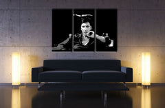 Ručno oslikana POP Art slika AL PACINO 3 dijela - slika 2