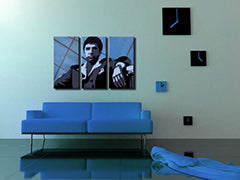 Ručno oslikana POP Art slika AL PACINO 3 dijela al19 | različite veličine