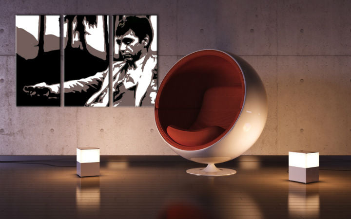 Ručno oslikana POP Art slika AL PACINO 3 dijela
