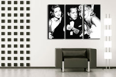 Ručno oslikana POP Art slika AL Bogard 3 dijela bog2 | različite veličine