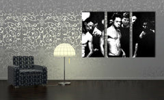 Ručno oslikana POP Art slika Borilački klub 3 dijela fc | različite veličine