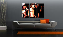 Ručno oslikana POP Art slika Borilački klub 3 dijela fc2 | različite veličine