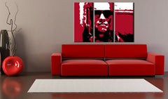 Ručno oslikana POP Art slika Terminator 3 dijela ter2 | različite veličine