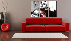 Ručno oslikana POP Art slika Taksist od 3 dijela taksija | različite veličine