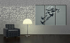 Ručno oslikana POP Art slika Ratovi zvijezda, 3 dijela, sw4 | različite veličine