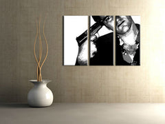 Ručno oslikana POP Art slika Tarantino 3 komada katrana | različite veličine