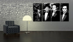 Ručno oslikana POP Art slika Obitelj Corleone od 4 dijela kor - slika 2
