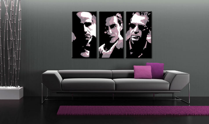 Ručno oslikana POP Art slika KUM od 3 dijela god3