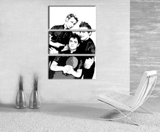 Ručno oslikana POP Art slika Green Day 3 piece gd | različite veličine