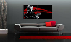 Ručno oslikana POP Art slika Kill Bill 4 dijela kb - slika 2