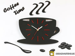 Zidni sat Red Satin Cup NH041