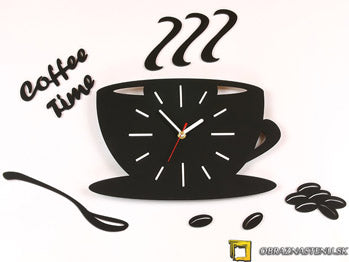 Zidni sat White Satin Cup NH042