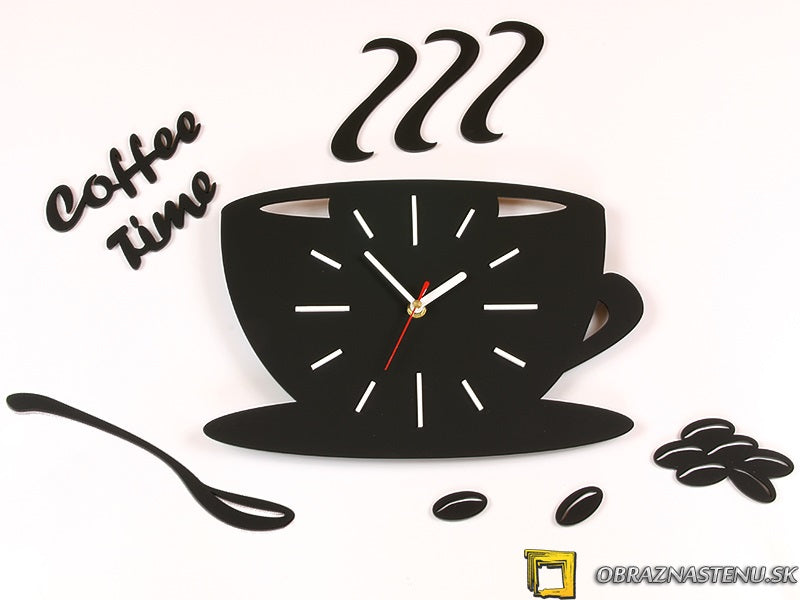 Zidni sat White Satin Cup - slika 3