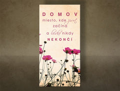 Zidna slika s tekstom TEX002P1